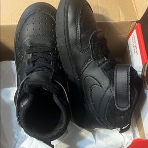 Nike Kids Black High-Top Sneakers